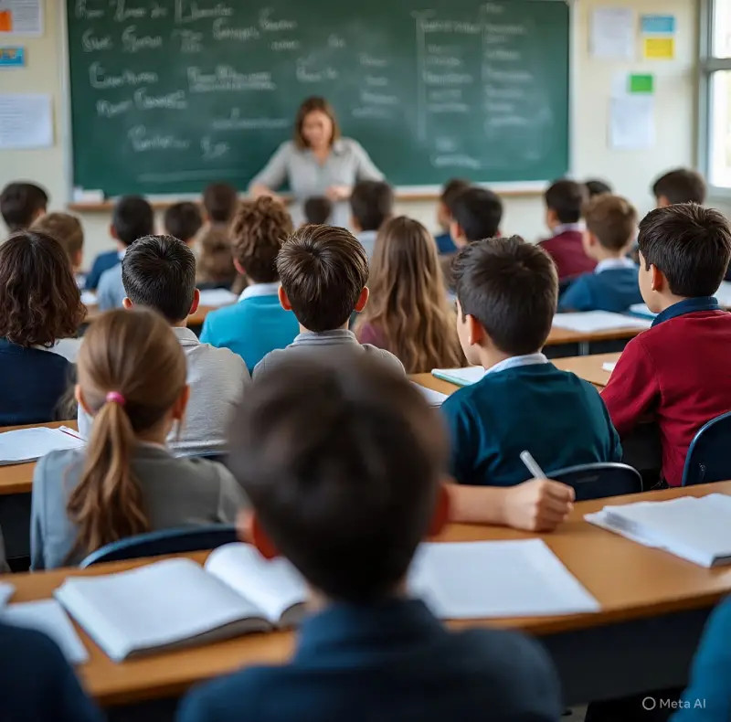 Qualidade do ensino cai com contratação temporária excessiva de professores. Foto/reprodução).