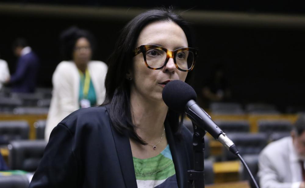 Deputada Federal Ana Pimentel (PT-MG), relatora do projeto que criou a Carteira Nacional Docente. Foto: Kayo Magalhães / Câmara dos Deputados.
