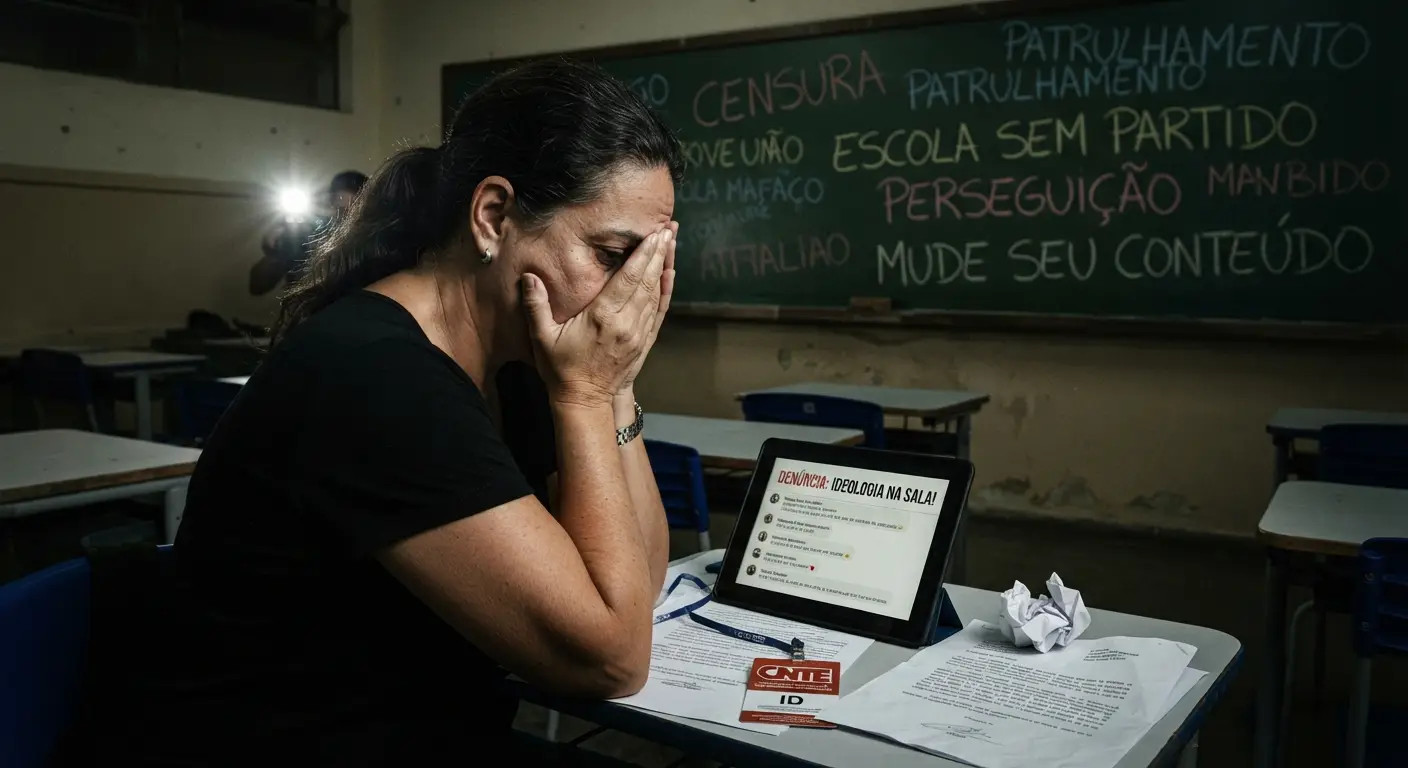 violência contra professores nas escolas